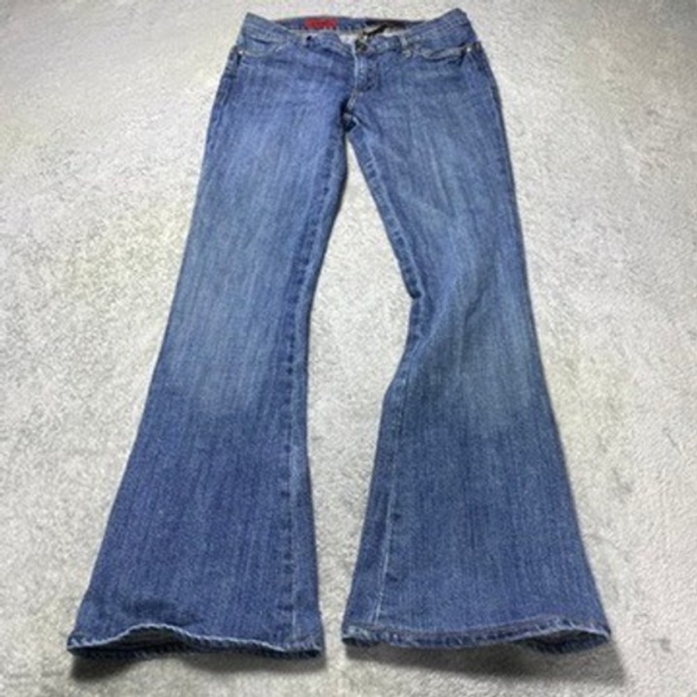 AG Adriano Goldschmied Womens 28 The Angel Flare Jeans Blue Stretch Bootcut